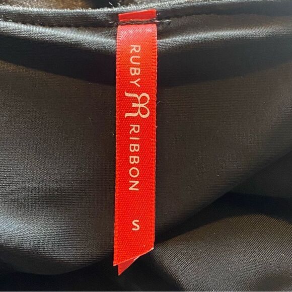 Ruby Ribbon Rita Panel Dress Gray and Black Body Shaping Dress Size Small - Picture 3 of 15